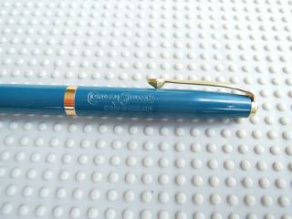 VINTAGE TURQUOISE CONWAY STEWART 150 FOUNTAIN PEN AND PENCIL SET 7