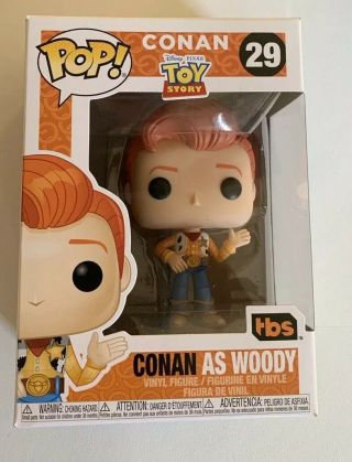 Sdcc Comic Con 2019 Conan As Woody Disney Pixar Toy Story 4 Funko