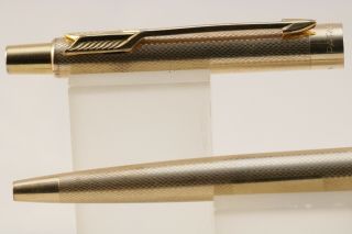 Vintage (c1980) Parker Classic Barley Gold Plated Ballpoint Pen