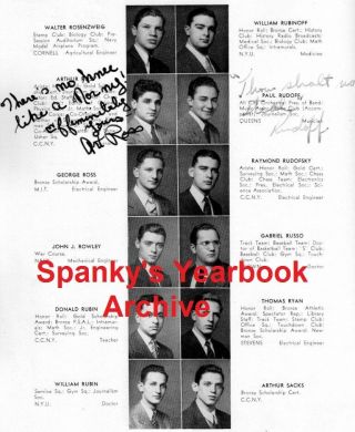 1945 York City Stuyvesant High School Yearbook Photos History Sports Ads, 6