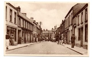 Limavady,  Market Street,  Derry / Londonderry,  Ireland,  B & W,  P/card,  C 1952,