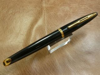 Waterman Carene Roller Ball Pen Black Gold Trim