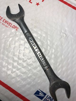 Vintage Craftsman V Series 44583 Open End Wrench 25/32 " X 13/16 " Rare Size