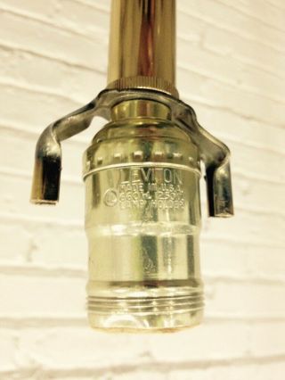 Vintage Leviton Superior Brass Hollywood Regency Table Trophy Lamp 26 
