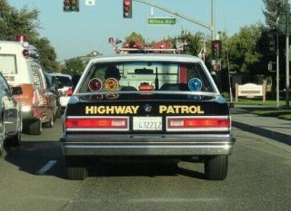 CHP California Highway Patrol SSP Mustang Diplomat Crown Victoria Blue Light OLD 6