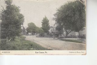 Horse And Wagons At The General Store East Canton Pa Penn