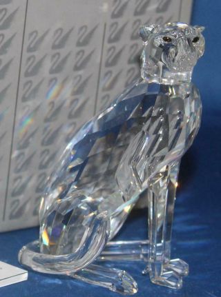 Swarovski Crystal 183225 Cheetah Var.  2 7610 000 001 W/ Box Retired