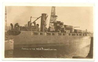 Section Of U.  S Navy Ship U.  S.  S.  Pennsylvania Photo Rppc Postcard