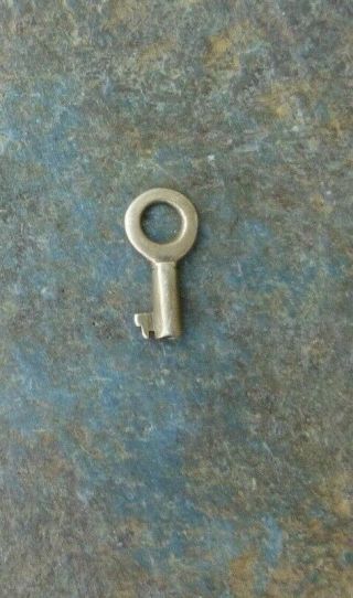 Small Antique Bronze Barrel Key 1 