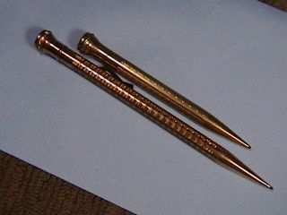 Vintage Wahl Eversharp Gold Filled Mechanical Pencil,  Albany Ny Felt Co Ring T
