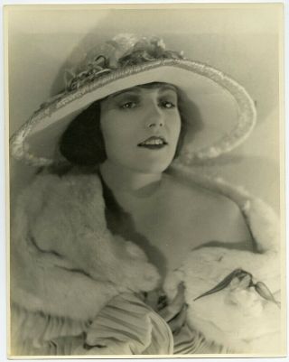 Glamorous Lois Wilson 1920s Vintage Large Format Silent Film Portrait Photograph