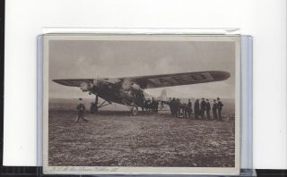 Klm Airlines Issued Fokker Tri Motor Cont/l Postcard