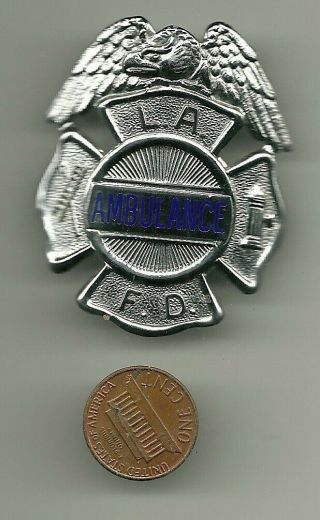Los Angeles City Fire Department Ambulance Hat Pin Lafd