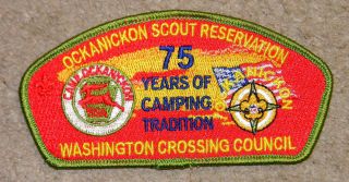 Washington Crossing Council 75th Ann Of Ockanickon Scout Reservation Csp