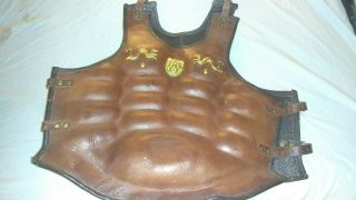 Leather Muscle Body Armour Breastplate Reenactment Greek Roman Jackets Cuirass