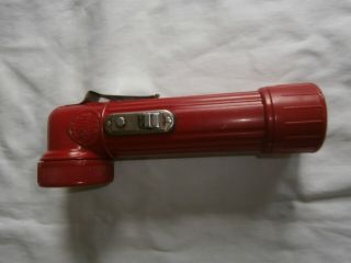 Vintage Antique Usa Lite Red Flashlight