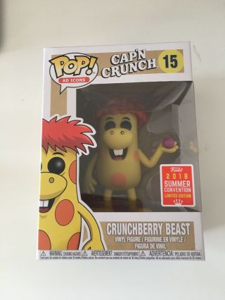 Funko Pop Ad Icons Crunchberry Beast Sdcc Exclusive