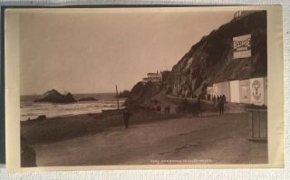 Circa 1890 Albumen Print Of The Approach To.  Cliff House,  San Francisco