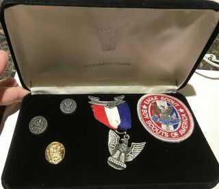 Eagle Scout Kit Patch Medal Pins Mc7