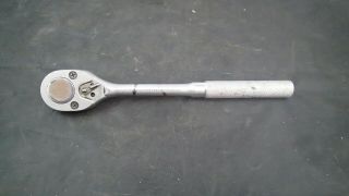 Vintage Proto Plumb 1/2 " Drive Ratchet Wrench - 5449 - Made In Usa