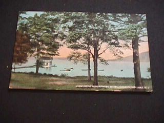 View From Windermere Hotel,  Greenwood Lake,  N.  Y.  Postcard