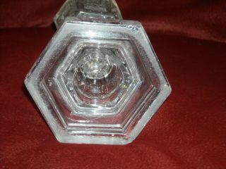 ANTIQUE BRYCE BROS FLINT GLASS HARP WHALE OIL LAMP PITTSBURGH 1840 - 1850 ' S 7