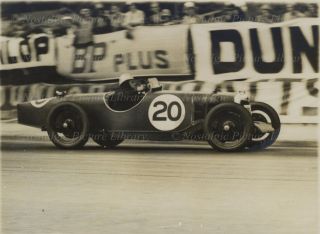 Orig Photo Vintage Irish T.  T.  Motor Racing C 1935 Freddie Dixon