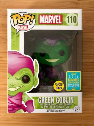Green Goblin Gitd Sdcc 2016 Exclusive Funko Pop 110 - Bnib
