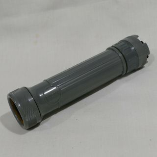 Vintage Fulton Mx - 993/u Military Flashlight Made In Usa Extra Bulb & 6 Lens