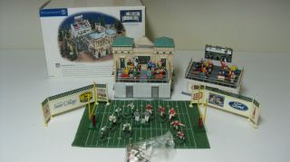 Collectible Dept 56 Snow Village Nfl Champsfield Stadium Football Box