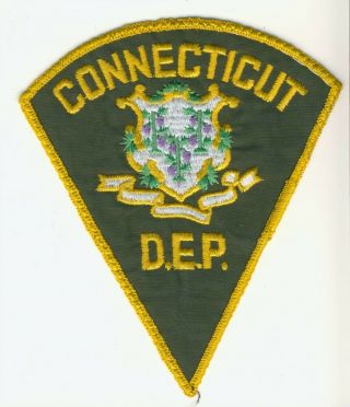 Ct Connecticut Department Of Environmental Protection 5.  75 " Patch