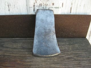 Vintage 3 1/4 Lb.  Sater Banko Sweden rafting pattern axe head. 4
