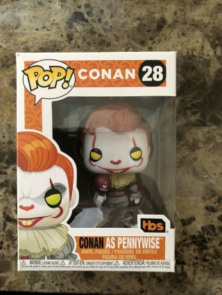 2019 Sdcc Funko Pop Conan As Pennywise 28 And “i ❤️ Derry” Pin