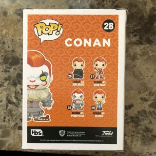 2019 SDCC Funko POP Conan as Pennywise 28 and “I ❤️ Derry” Pin 4