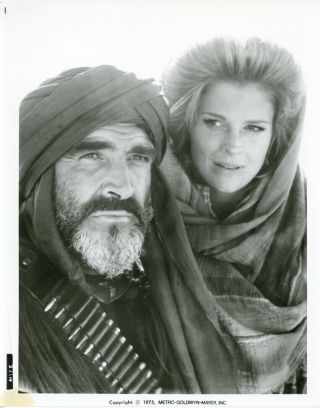 Sean Connery And Candice Bergen Publicity Photo The Wind And The Lion 1975
