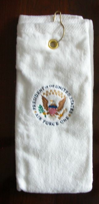 Authentic Seal Of The President Of The United States Air Force One Golf Towel