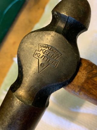 Vintage Shapleigh Keen Kutter Ball Peen Hammer 16 Oz Shape.