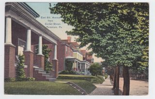 Tarentum Pa View Of East 9th Street 1911