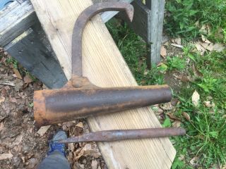 Antique Loggers Tool Cant Dog Peavey Log Rolling Hook Maine Logging Collectible