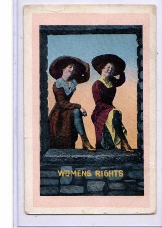 Woman Suffrage Postcard - Women 
