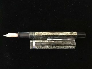 Vintage 1939 Clipper Wasp Pen Co Circuit Board Pattern Fountain Pen Nib Wasp 6