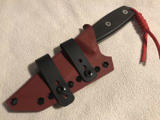 ESEE 3 Fixed Blade Knife W/ Armatus Carry Kydex Sheath 5