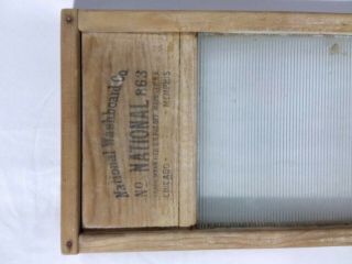 Vintage Washboard Lingerie Glass & Wood by The Glass King Chicago 863 2