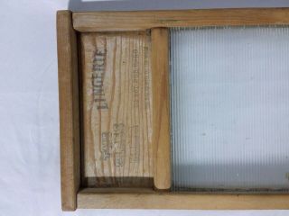 Vintage Washboard Lingerie Glass & Wood by The Glass King Chicago 863 4