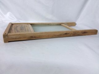 Vintage Washboard Lingerie Glass & Wood by The Glass King Chicago 863 6