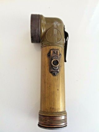 Rare Vintage Eveready Flashlight National Carbon Co Tl - 122 - A Military Nr
