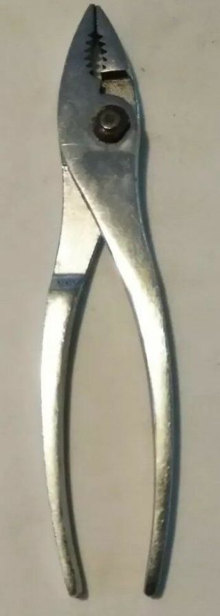 CRESCENT G - 28 LARGE SLIP - JOINT PLIERS PLIER 8 inch QUALITY VINTAGE USA TOOL 3