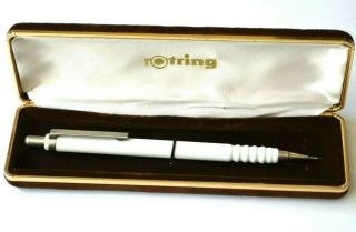 Vintage Rotring Tikky Special 0.  5 Mechanical Pencil,  White,  Made In W.  Germany