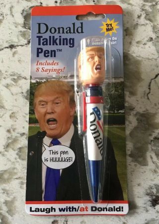 Donald Trump Talking Pen (8 Different Sayings) • Wrapped