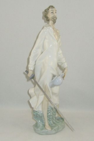 Nao By Lladro Figurine 390g " A Vision Of Don Quixote " Retired In 1999 / No Box